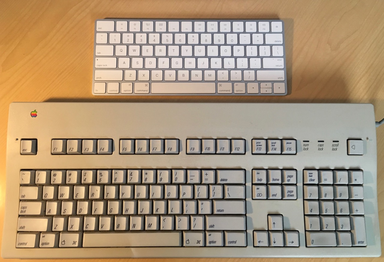 Extended Keyboard II vs Magic Keyboard